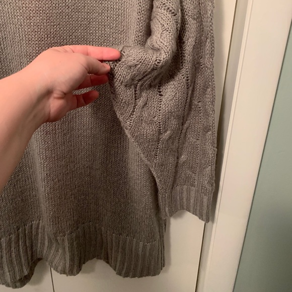 CLLR Lucille Cardigan, Oversized, Gray and Pink, Plus Size 18-26 - Picture 10 of 16